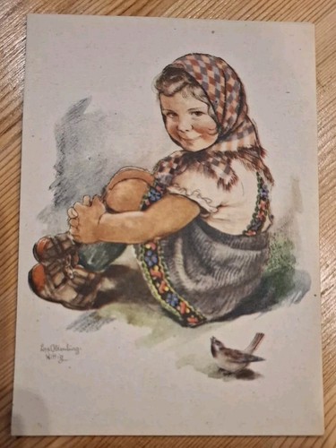 Alte künstlerkarte - alte,