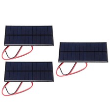 3 Stücke DC 6V 1W Solar Panel