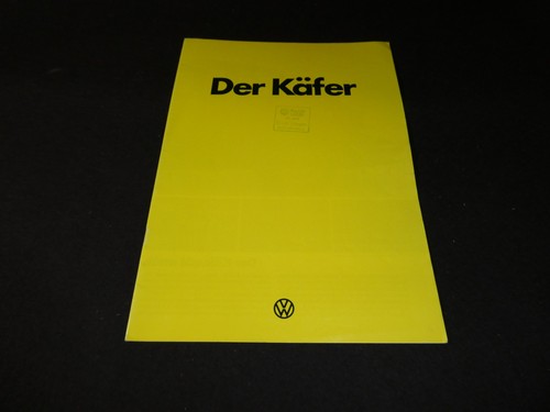 Käfer prospekt 1974 - vw,
