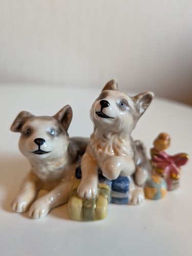 Goebel porzellan hundepaar - porzellan,