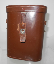 Hensoldt Fernglastasche Köcher   braun Leder guter Zustand