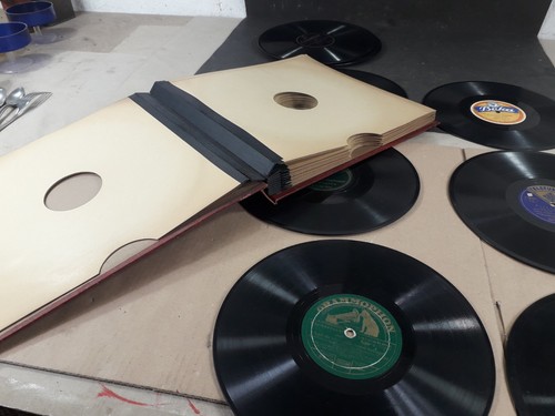 Antike schellackplatten - antike, 12
