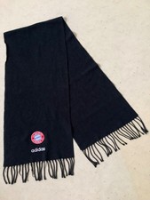 🔴FC BAYERN MÜNCHEN⚪️adidas - Logo Schal - 90er Jahre Vintage⚽️FUßBALL # ULTRAS