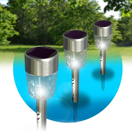 Grundig edelstahl solarlampe - edelstahl,