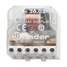 Finder 26.03.8.230.0000 Stromstoßschalter für Dose 1S/1Ö 10A 230VAC