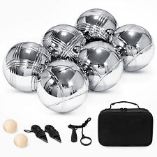 Metallkugeln Boule Set 6er 720g Boulekugeln Petanque Boccia spiel + Tragetasche