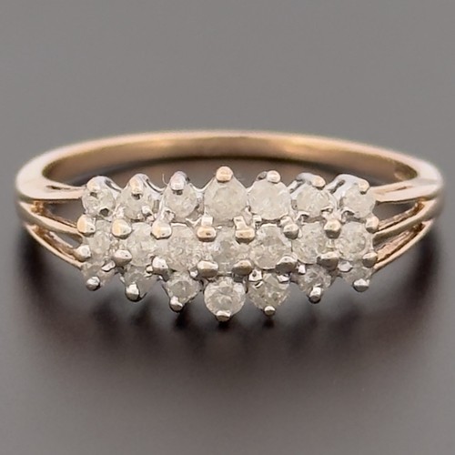 Cluster diamantring kt - cluster-diamantring, 9