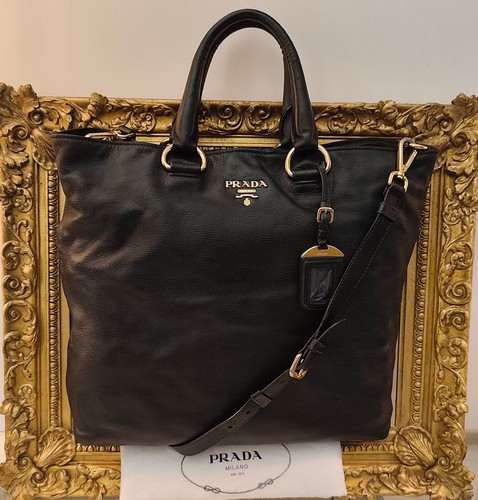 Prada shopper tote bag leder - bag,