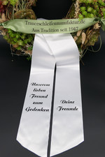 Kranzschleife Trauerschleife