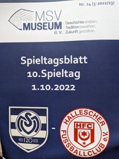 Programm 3.Liga MSV Duisburg-