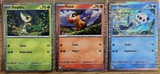 Serpifeu, Floink, Ottaro Pokémon Karten Promo Bundle Deutsch