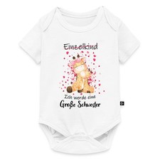 Ich Werde Eine Große Schwester Giraffe Herz Baby Premium Kurzarmbody