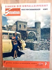 Der deutsche Straßenverkehr Heft 7/1967 Camping DDR Moto Cross-WM Simson Sperber