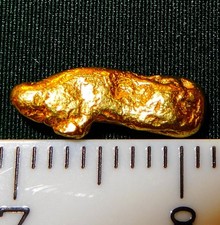 XXL GOLDNUGGET 12 mm Goldnuggets Nugget Barren Gold Nuggets Münze + Zertifikat