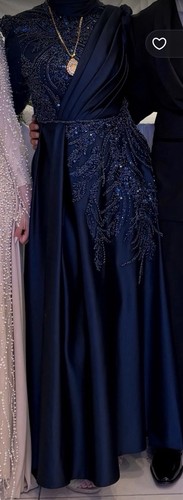 Marineblau abendkleid - marineblau,
