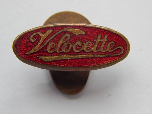 Velocette reversabzeichen rot - reversabzeichen,