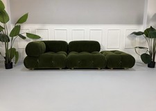 B&B Italia CAMALEONDA Sofa Grün Stoff Samt Ausstellungsstück