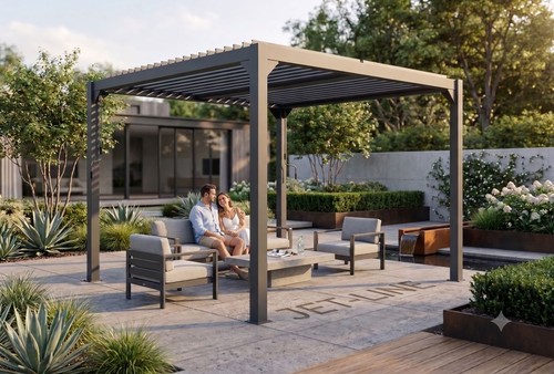 Pavillon dubai lamellen dach - pavillon,