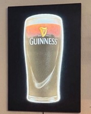 Leuchtreklame Guinness, sehr dekorativ, Bier Werbung