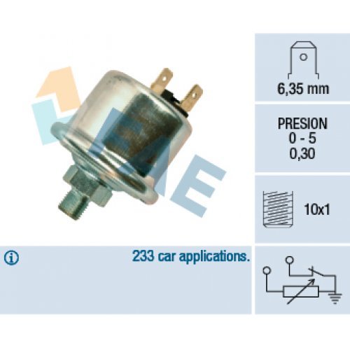 Fae sender unit - oil, pressure