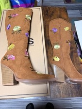 Stiefel, Wildleder, braun