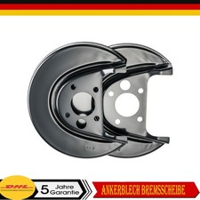 2× Ankerblech Bremsscheibe