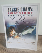 Autogramm - Jackie Chan - First Strike, Erstschlag - original signiertes Poster