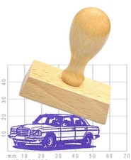 Autostempel Mercedes 250, 280E Limousine (W123) - classic car