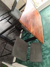 Hoch Holztisch mit 4 Hoch