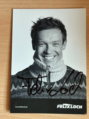 Felix loch autogrammkarte - loch,