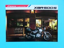 Prospekt / Katalog / Broschüre - Honda - XBR 500 S - 04/89