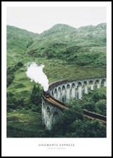 Wandbilder Poster Zug Hogwarts Express Wandposter Bilder Art Wanddeko 30x40 cm