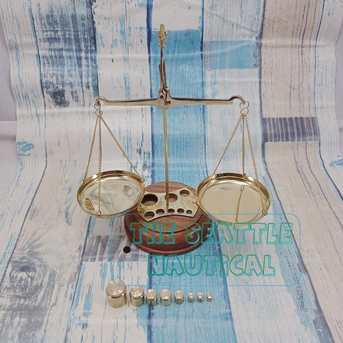 Vintage messing waage mit - messing,