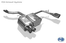  Duplex Sportauspuff BMW Z4 E85 Roadster u. Coupe 2x76mm rund scharf gerade
