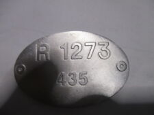 Typenschild Renault Schild 1273 R30 id-plate tag S49