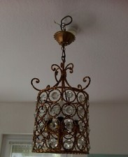 Pendell-Glaskristall-Leuchter 3-Flammig