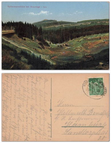 Braunlage harz bahnpost - ak,
