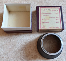 alter Fotoapparat Kamera Sonnenblende Pentacon 50er Jahre OVP neu 40,5 mm Zeiss