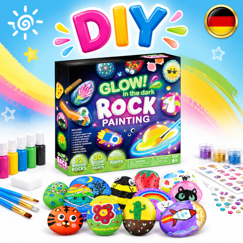 Steine bemalen set für kinder - für,