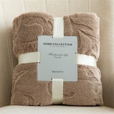 Kuscheldecke Flauschige Wohndecke Flanell Fleecedecke Sofadecke Bettüberwurf DE