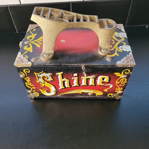 Vintage schuhputzkasten aus - vintage,