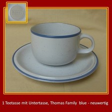 THOMAS,FAMILY BLUE, 1 Teetasse, 1 Tasse + 1 Untertasse, mehr vorhanden,neuwertig