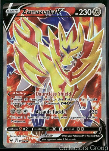 Zamazenta 196 202 - v, rare