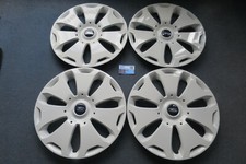 4 Radkappen für Ford Focus/C-Max/Mondeo in 16 Zoll in weiß