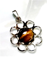 Fischland Anhänger Silber 835 Tigerauge Georg Kramer Ostsee- Schmuck antik