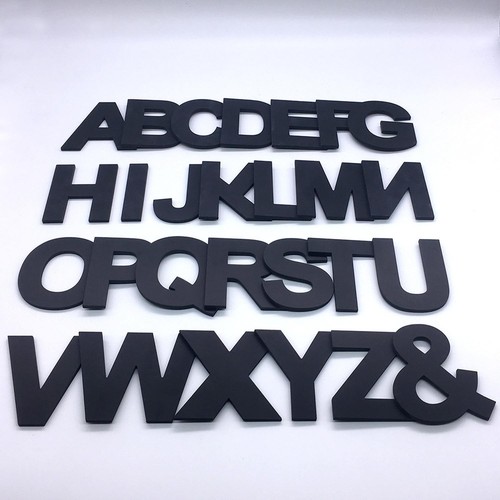 Wand aufkleber buchstaben - 3d,