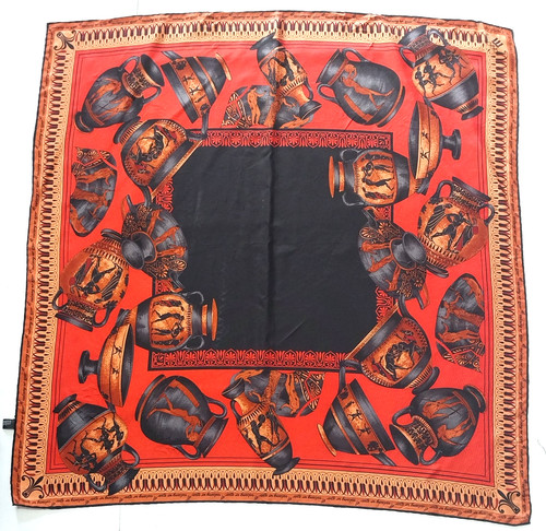 Vintage seidentuch silk - seidentuch.,