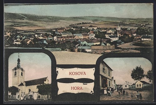 Ansichtskarte kosova hora - ansichtskarte,