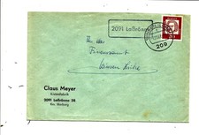 Landpoststempel 2091 Laßrönne, gest. 1963