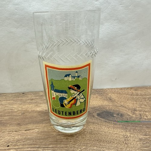 Ddr souvenirglas leutenberg - ddr,
